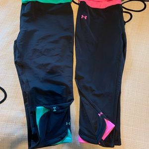 UA Capri Workout Pants Bundle